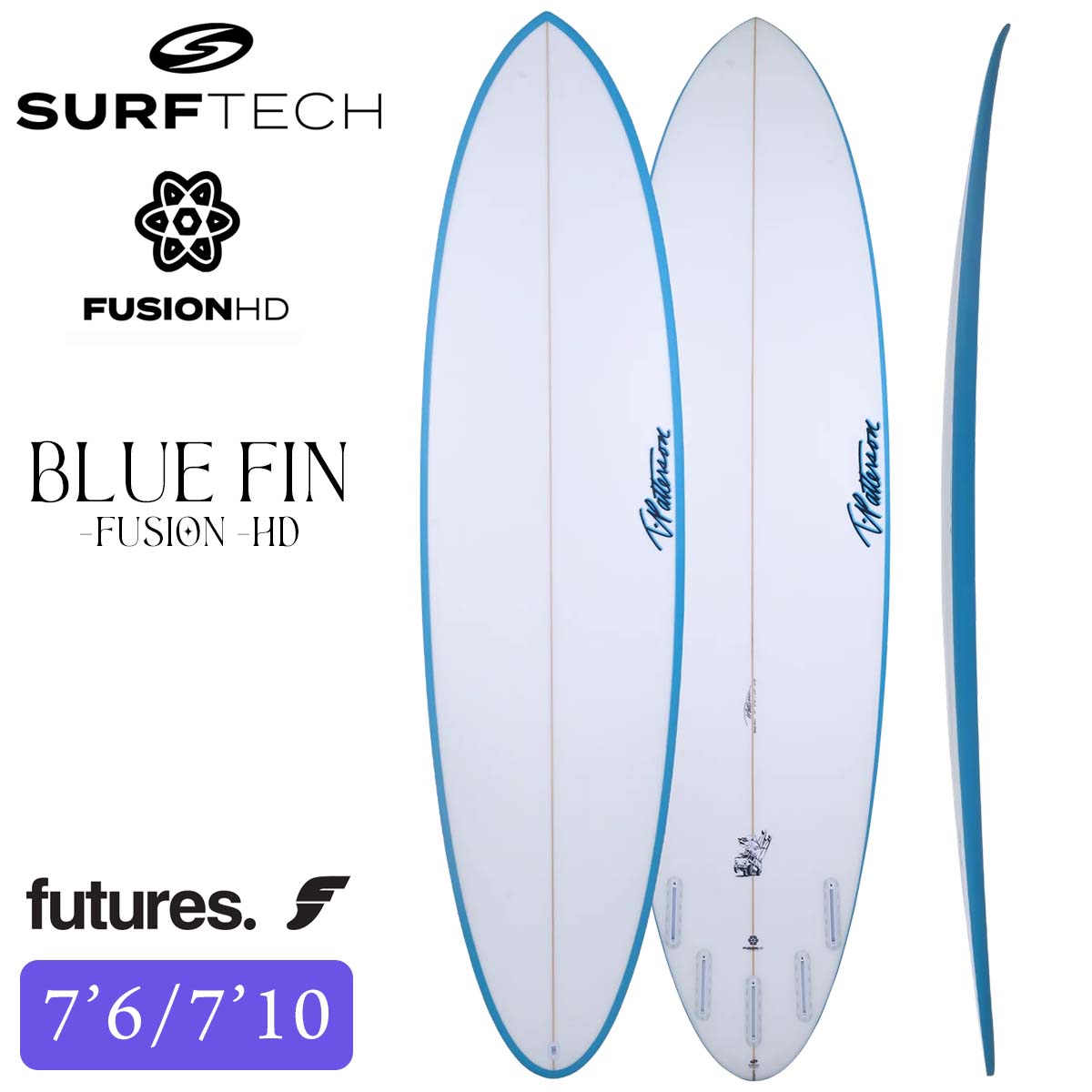 26 SURFTECH サーフテック サーフボード BLUE FIN 7'6 7'10 7.6 7.10