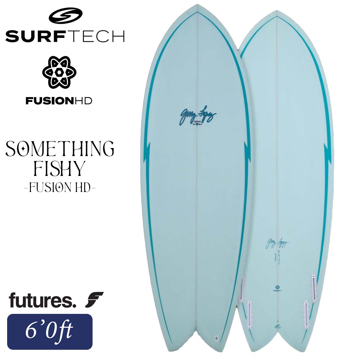 26 SURFTECH サーフテック サーフボード SOMETHING FISHY 6'0 6.0