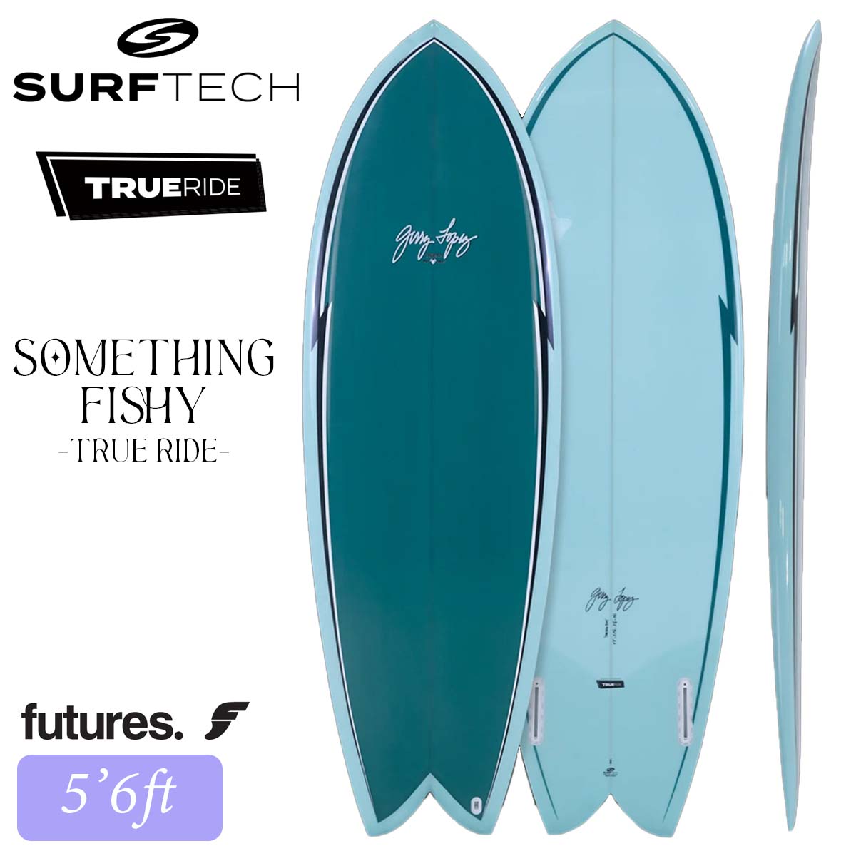 26 SURFTECH サーフテック サーフボード SOMETHING FISHY 5'6 5.6