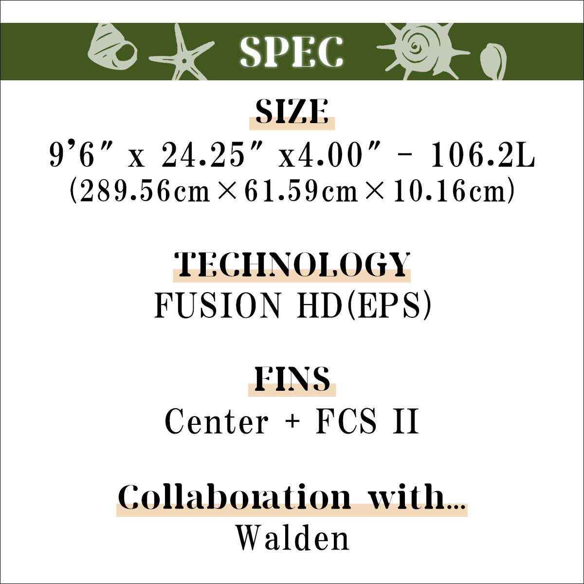 26 SURFTECH サーフテック サーフボード MEGA MAGIC 9'6 9.6 メガ