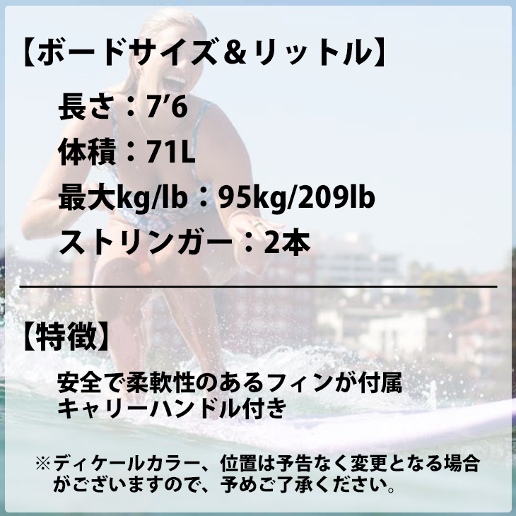 ソフテック Softech ROLLER ローラー 7'6 ソフトボード サーフボード