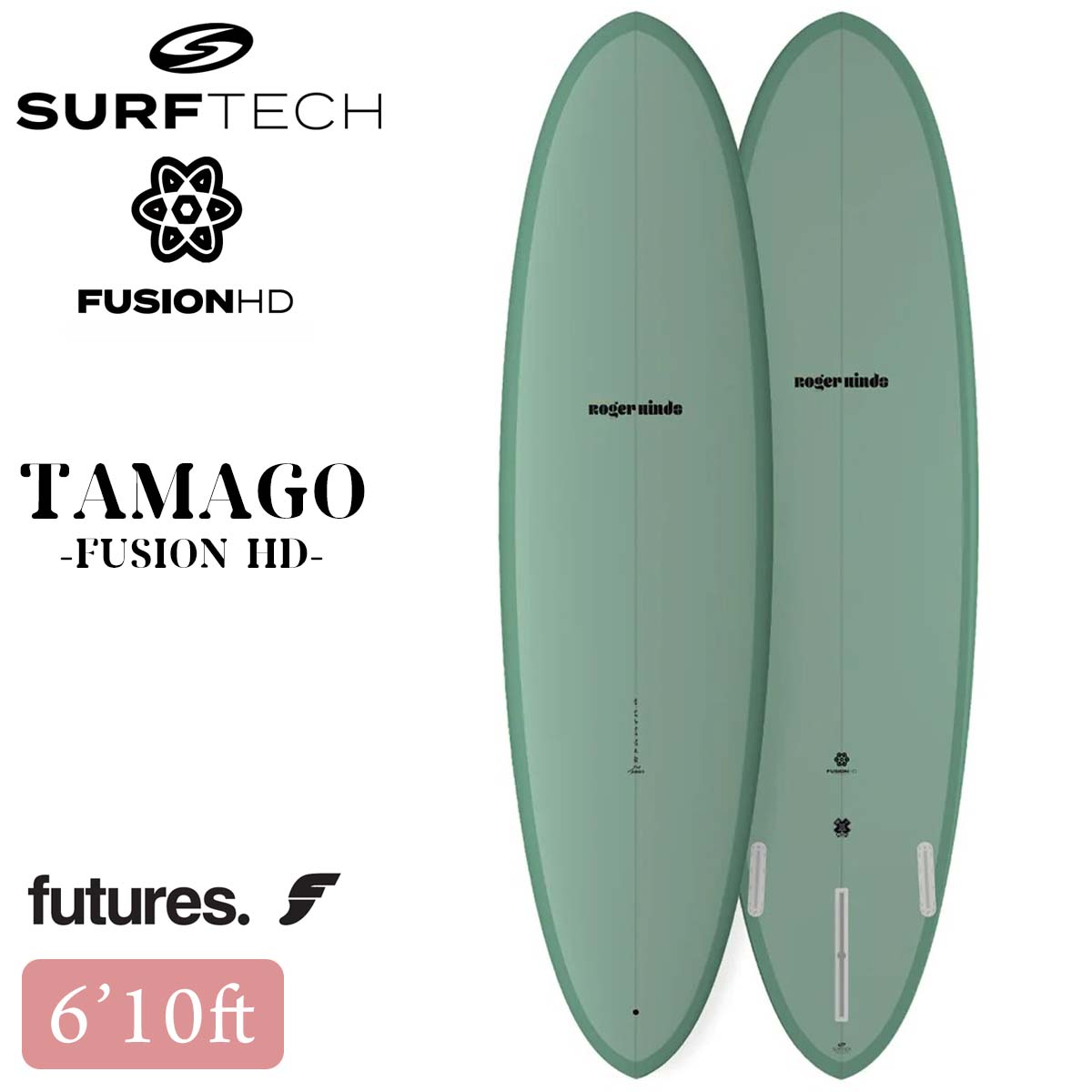26 SURFTECH サーフテック サーフボード TAMAGO 6'10 6.10 タマゴ