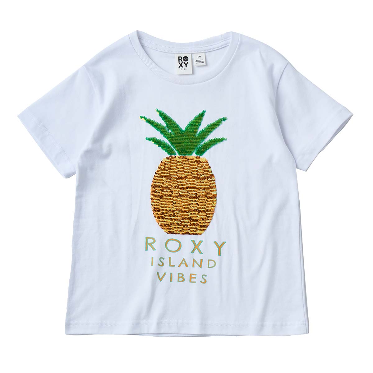 ROXY 25 HS ロキシー Tシャツ 半袖 子供用 パイナップル