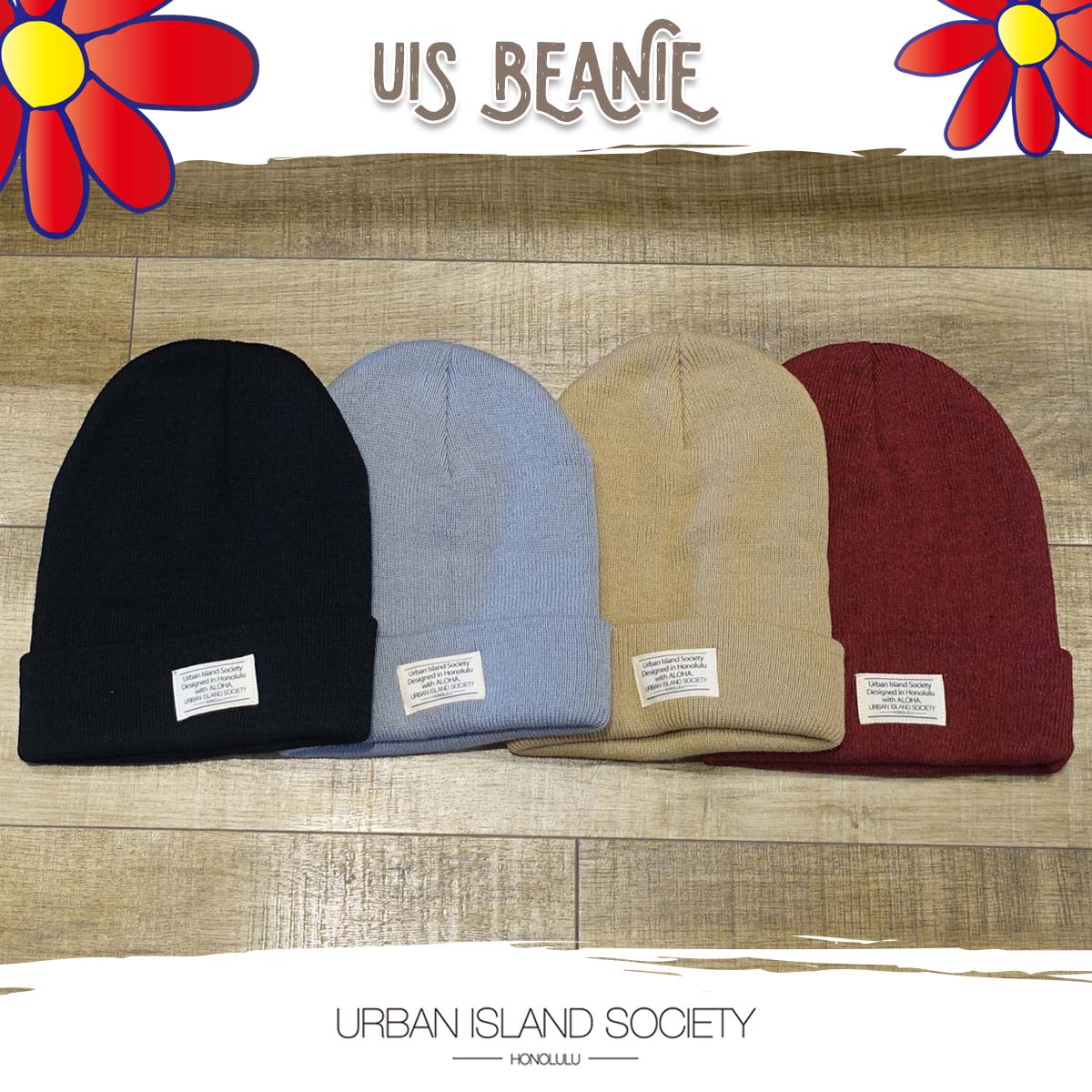 45R USモーのUmiiニット帽 25 FW URBAN ISLAND SOCIETY アーバンアイランドソサイエティ ニット帽