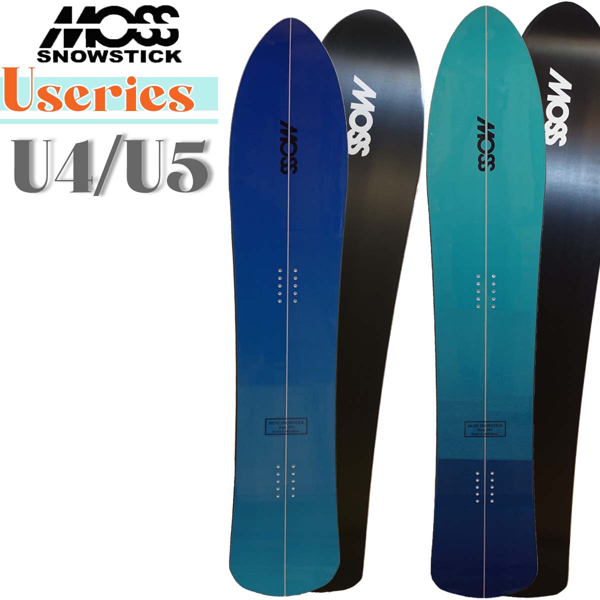 23-24 MOSS SNOWSTICK/モススノースティック スノーボード U4 U5 ユー4