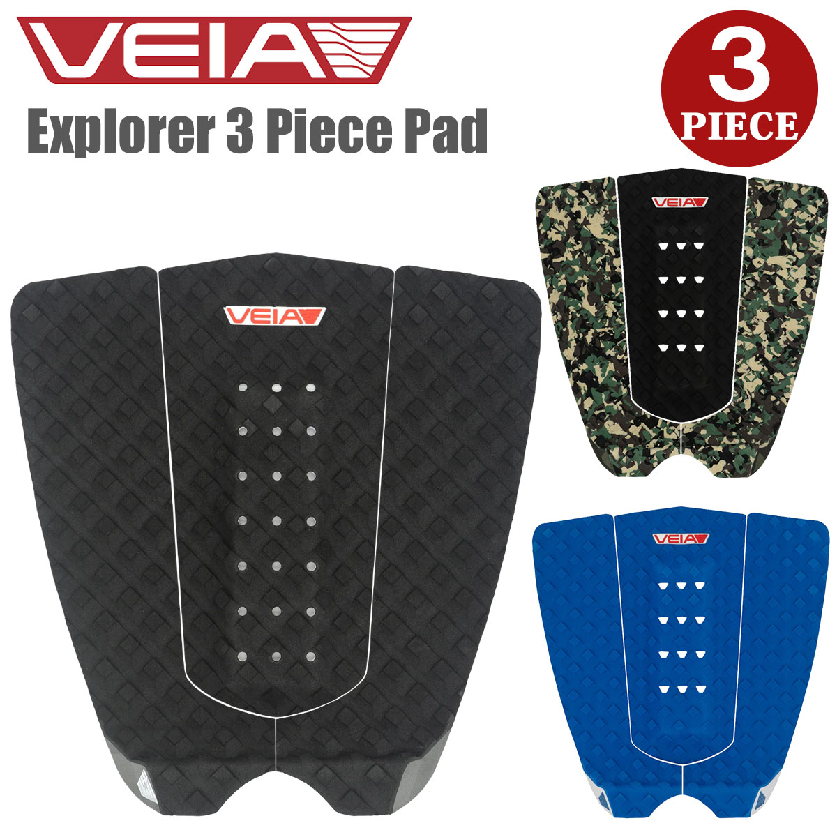 23 VEIA ヴェイア ベイア デッキパッド Explorer 3 Piece Pad