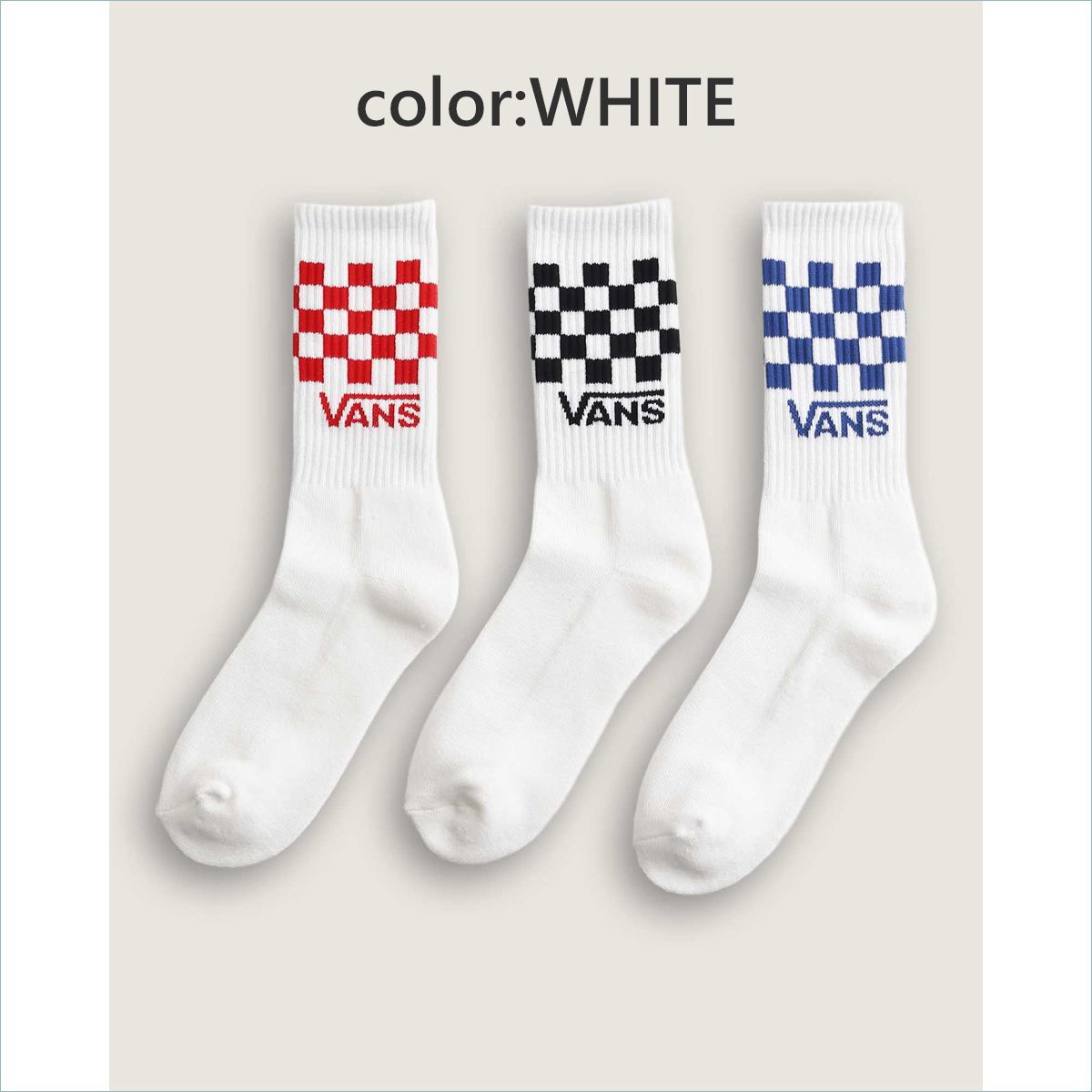 VANS（ヴァンズ） 26 SS VANS バンズ ソックス 靴下 3足セット