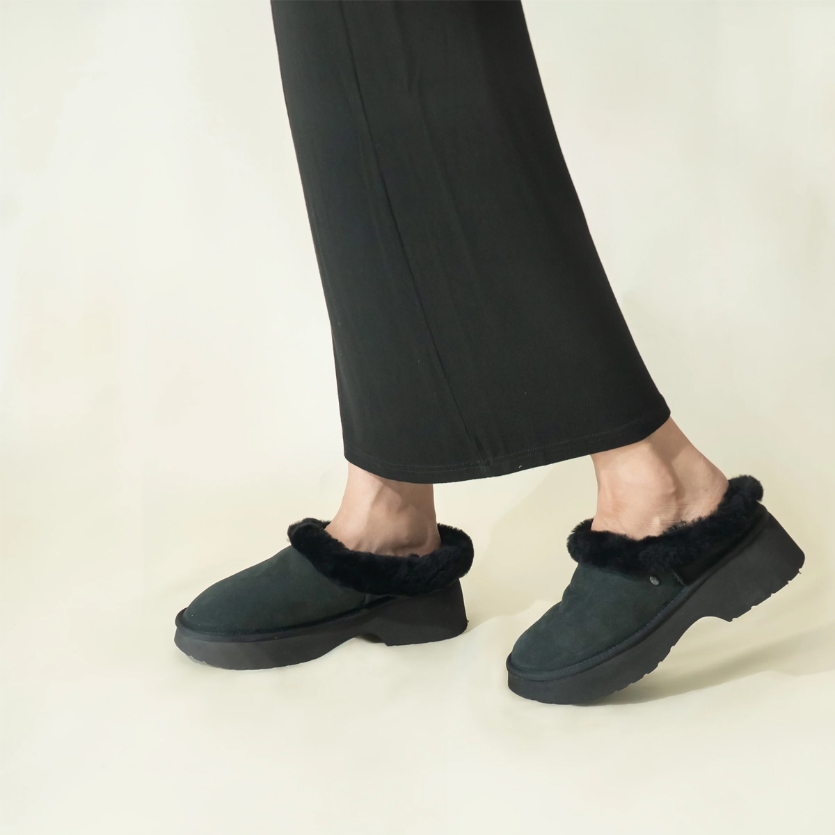 EMU Australia エミュー スリッポン 厚底 ファー ムートン ブーツ