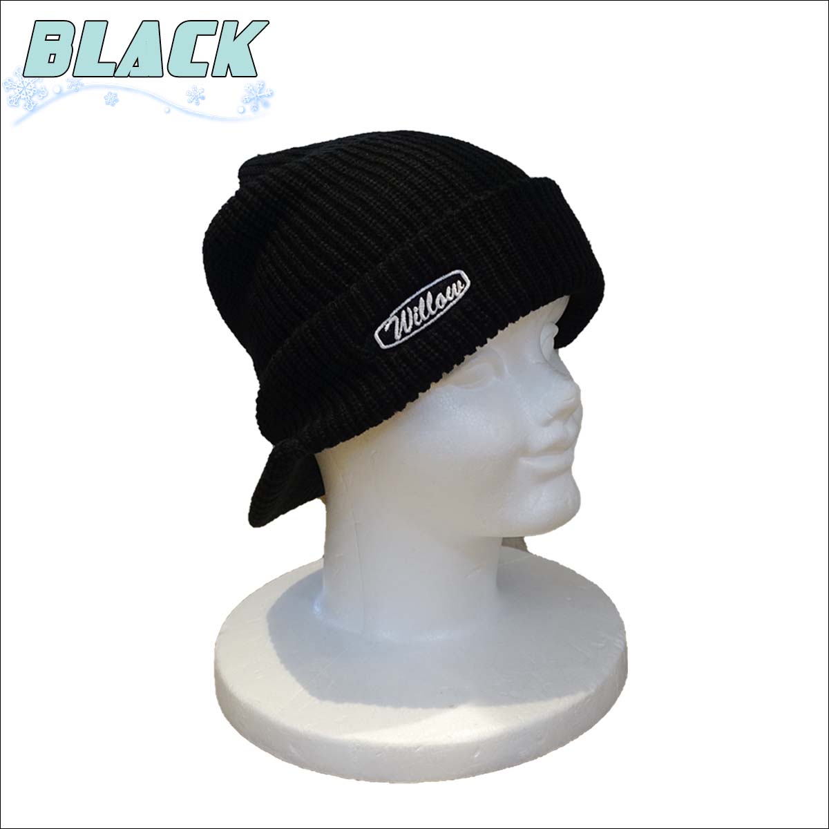 【最終値下げ】★新品未使用★　2026ニット帽　ブラック VOLCOM（ボルコム） メンズ ビーニー SWEEP LINED BEANIE 2026 SNOW