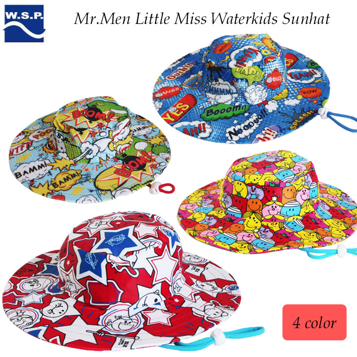 22 W.S.P. ダブルエスピー Mr.Men Little Miss Waterkids Sunhat ミスターメン リトルミス UPF50 帽子  ユニセックス 2022年春夏 日本正規品 : wsp-kidshat : オーシャン スポーツ - 通販 - Yahoo!ショッピング