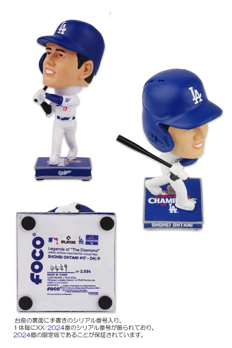 FOCO フォコ OHTANI SYOHEI 4.5 INCH LOS ANGELES DODGERS MINI
