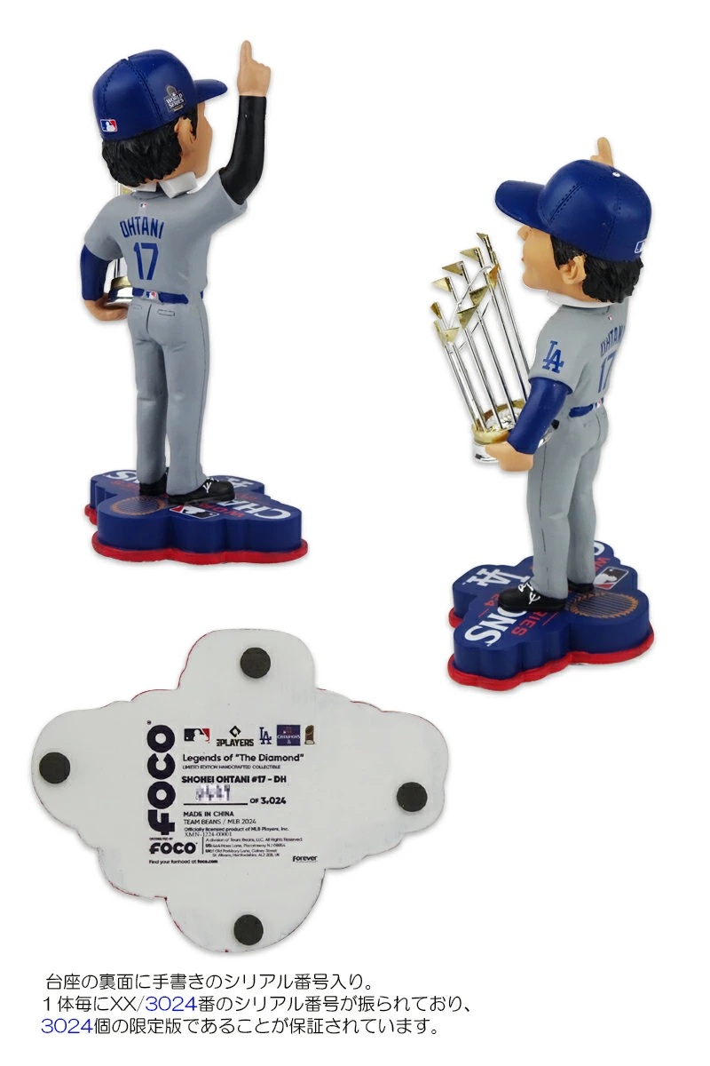 FOCO フォコ LOS ANGELES DODGERS OHTANI SYOHEI 8 INCH BOBBLE