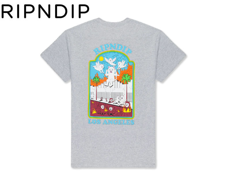 RIPNDIP リップンディップ Heaven On Earth T-shirts Ash