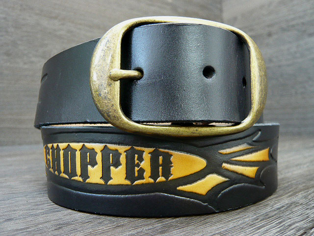 TUFF Weightlifting Belt | 7mm Genuine Leather Back Support