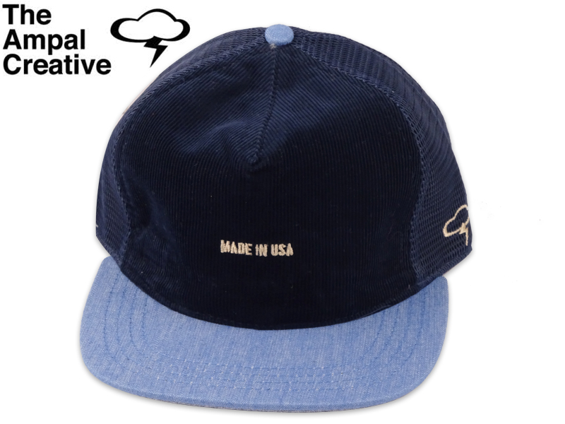 The Ampal Creative アンパルクリエイティブ Made in USA Trucker Cap Navy メッシュキャップ ネイビー  [カルフォルニ スナップバック] 21343 : 21343-0 : ストリーム - 通販 - Yahoo!ショッピング