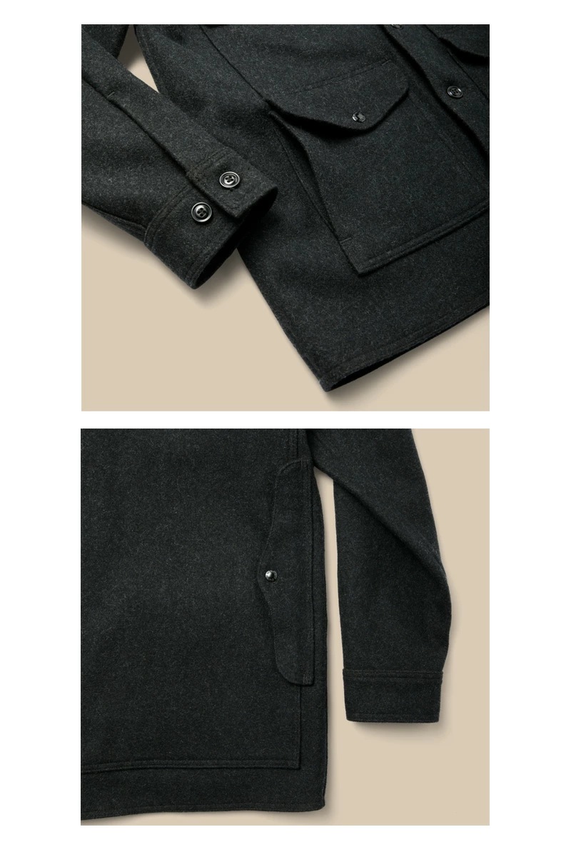 FILSON（フィルソン） MACKINAW WOOL CRUISER JACKET CHARCOAL マッキ