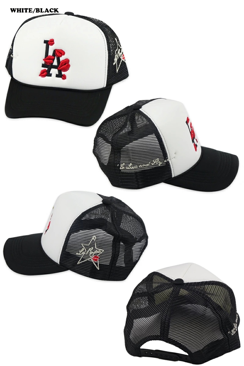 LA ROPA Life ラロパ SIGNATURE 'LA'TRUCKER HAT WHITE/BLACK