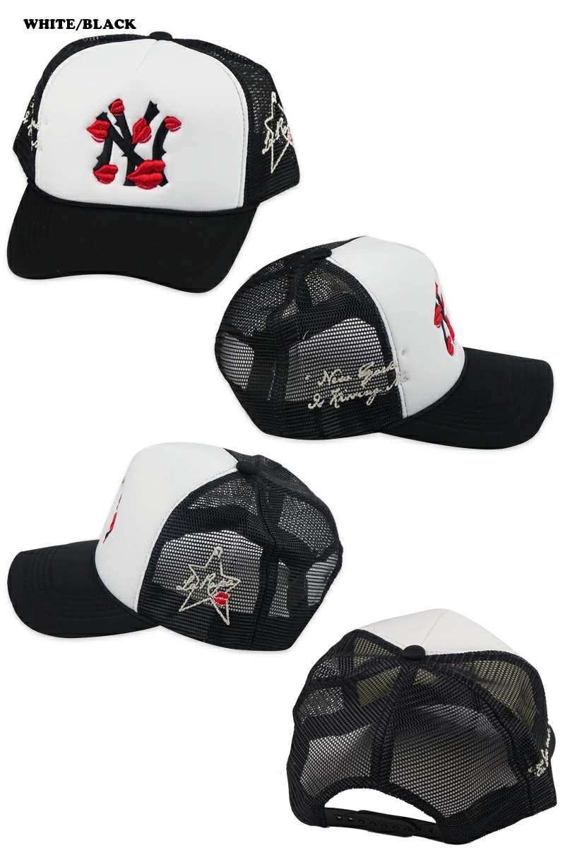 LA ROPA Life ラロパ SIGNATURE 'NY'TRUCKER HAT WHITE/BLACK
