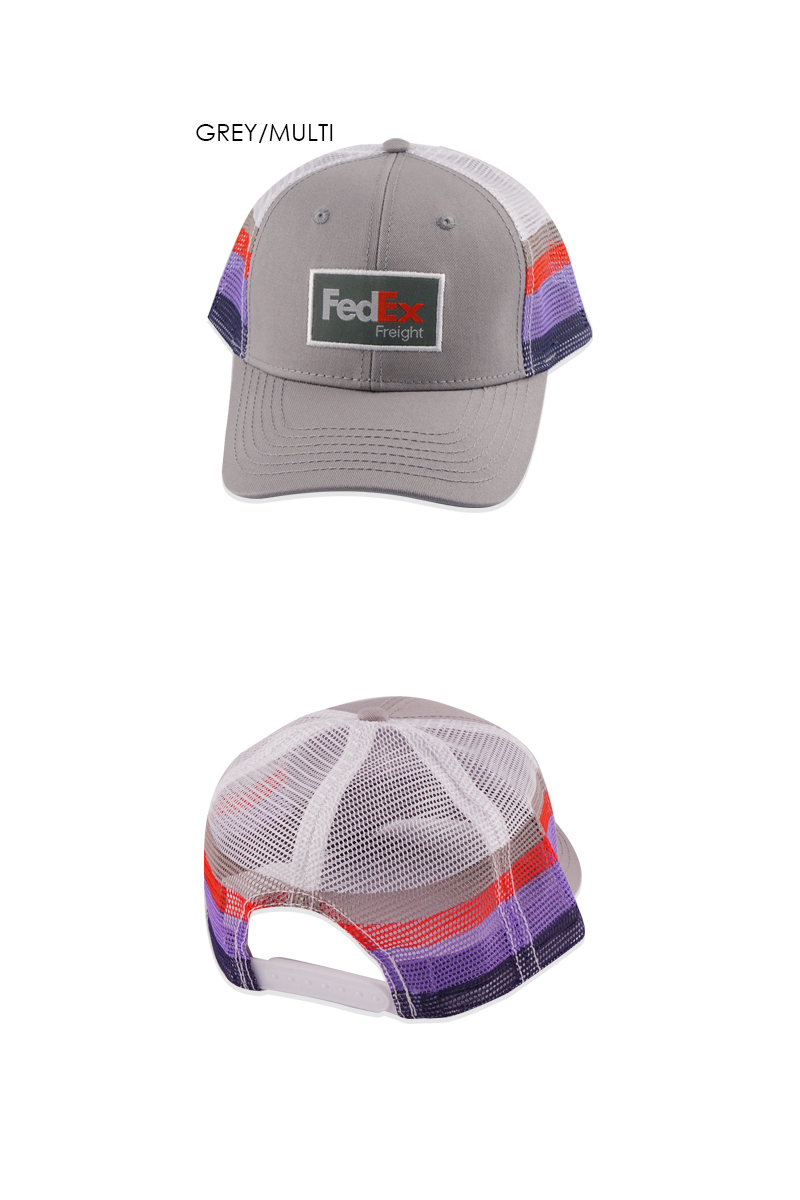 FedEX【フェデックス】Freight Rewind Cap Grey/Multi メッシュ