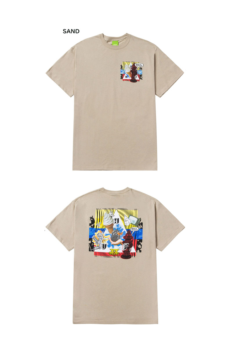 【HUF】Seeing things チェスト バック プリント Tシャツ ♪ HUF】Seeing things チェスト バック プリント Tシャツ ♪ (HUF