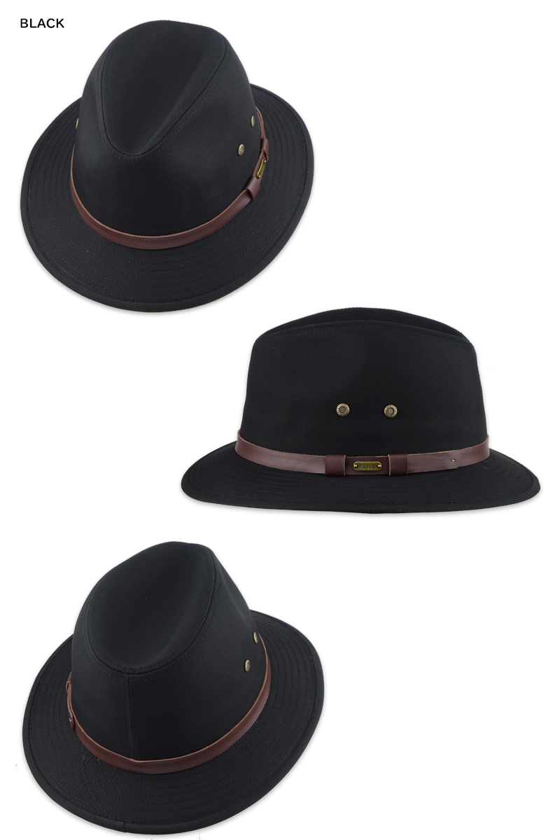 STETSON ステットソン GABLE SAFARI HAT BLACK ゲーブル サファリ