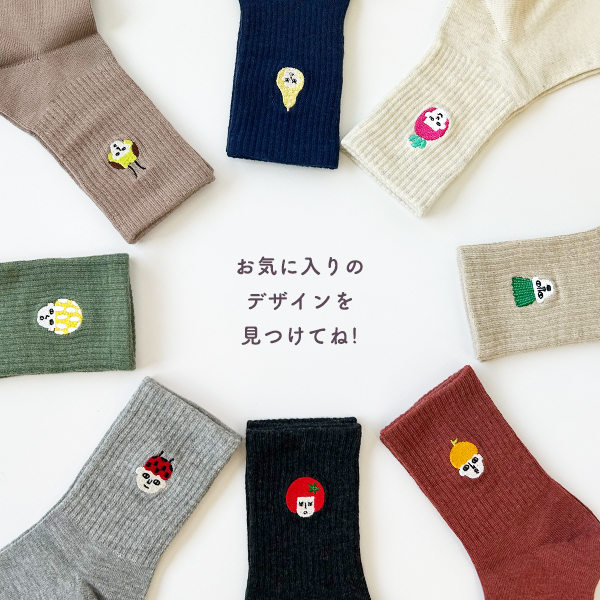 靴下 レディース おしゃれ 可愛い 刺繍 へん...の詳細画像2