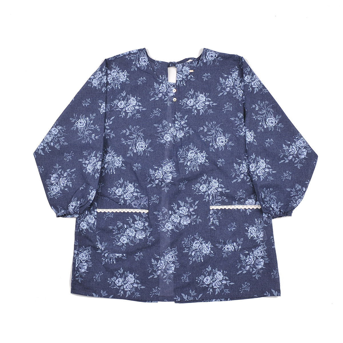 エプロン キッチン サービス品 チェック柄割烹着 ベージュ 春夏モデル 捧呈 春夏モデル