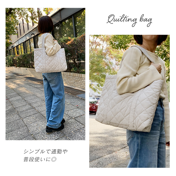 ANNA SUI ナイロン　キルティング　トートバッグ　黒　A4可 肩掛け可 ANNA SUI ナイロン キルティング トートバッグ 黒 A4可 肩掛け可