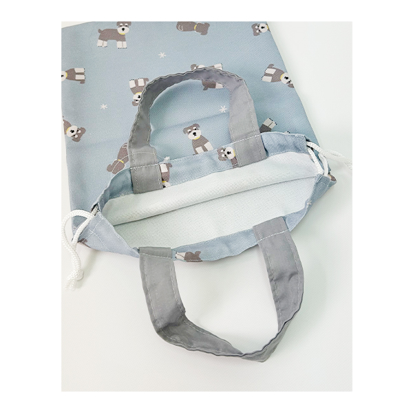 レッスンバッグ 男の子 女の子 シュナウザー 手提げ袋 小学校