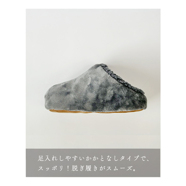 ルームシューズ メンズ 冬 暖かい もこもこ ...の詳細画像3