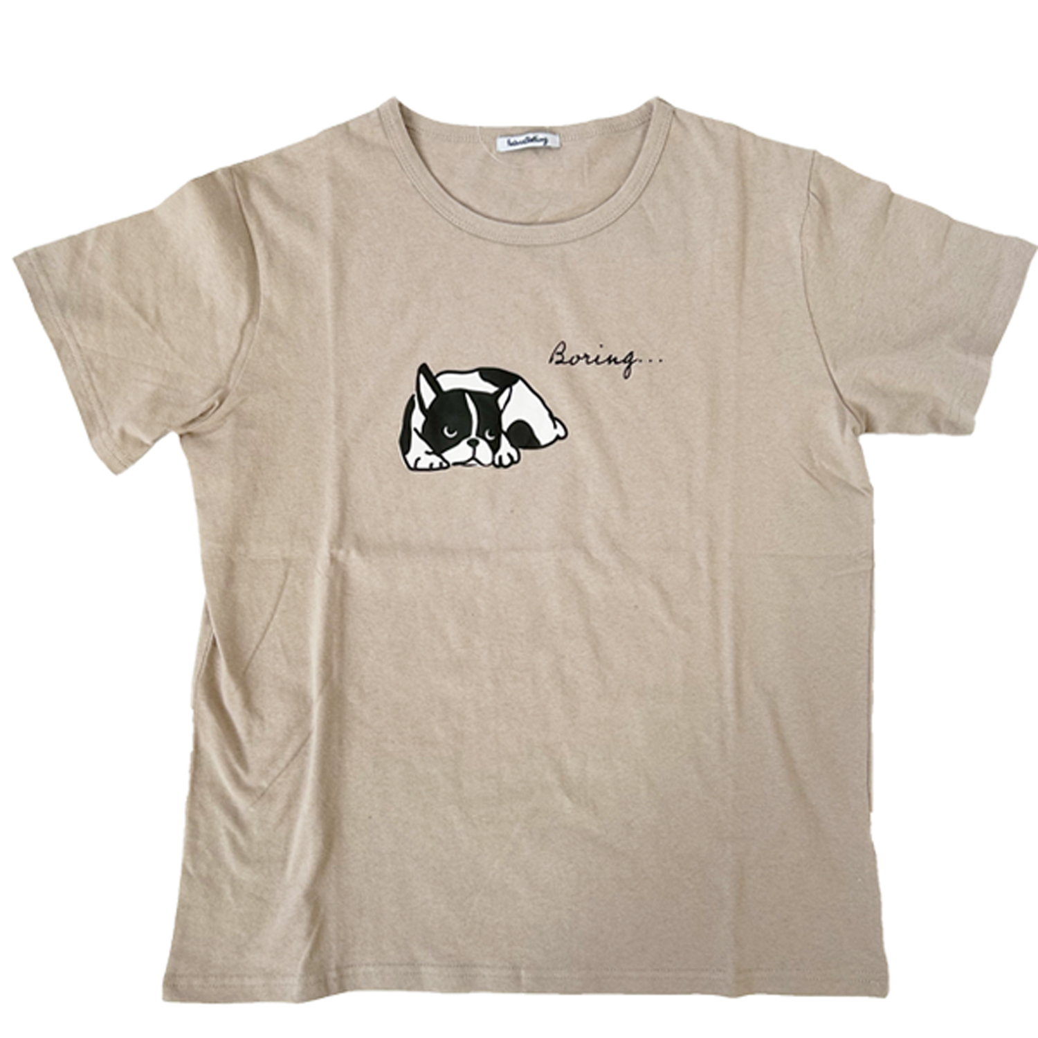 Tシャツ レディース シュナウザー 柴犬 ネコ フレンチブルドッグ シマエナガ ネコ ハシビロコウ アニマル柄 ウェア 半袖 プリントT M-L ゆうパケット3点まで可 |  | 06