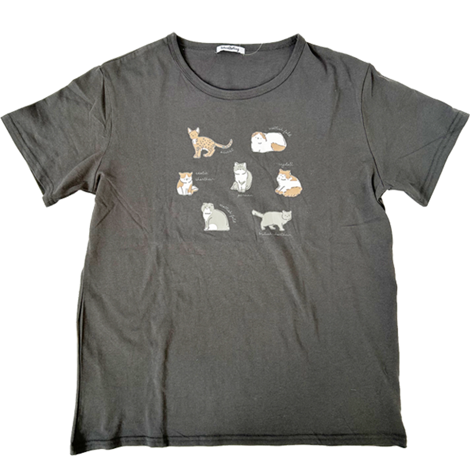 Tシャツ レディース シュナウザー 柴犬 ネコ フレンチブルドッグ シマエナガ ネコ ハシビロコウ アニマル柄 ウェア 半袖 プリントT M-L ゆうパケット3点まで可 |  | 09