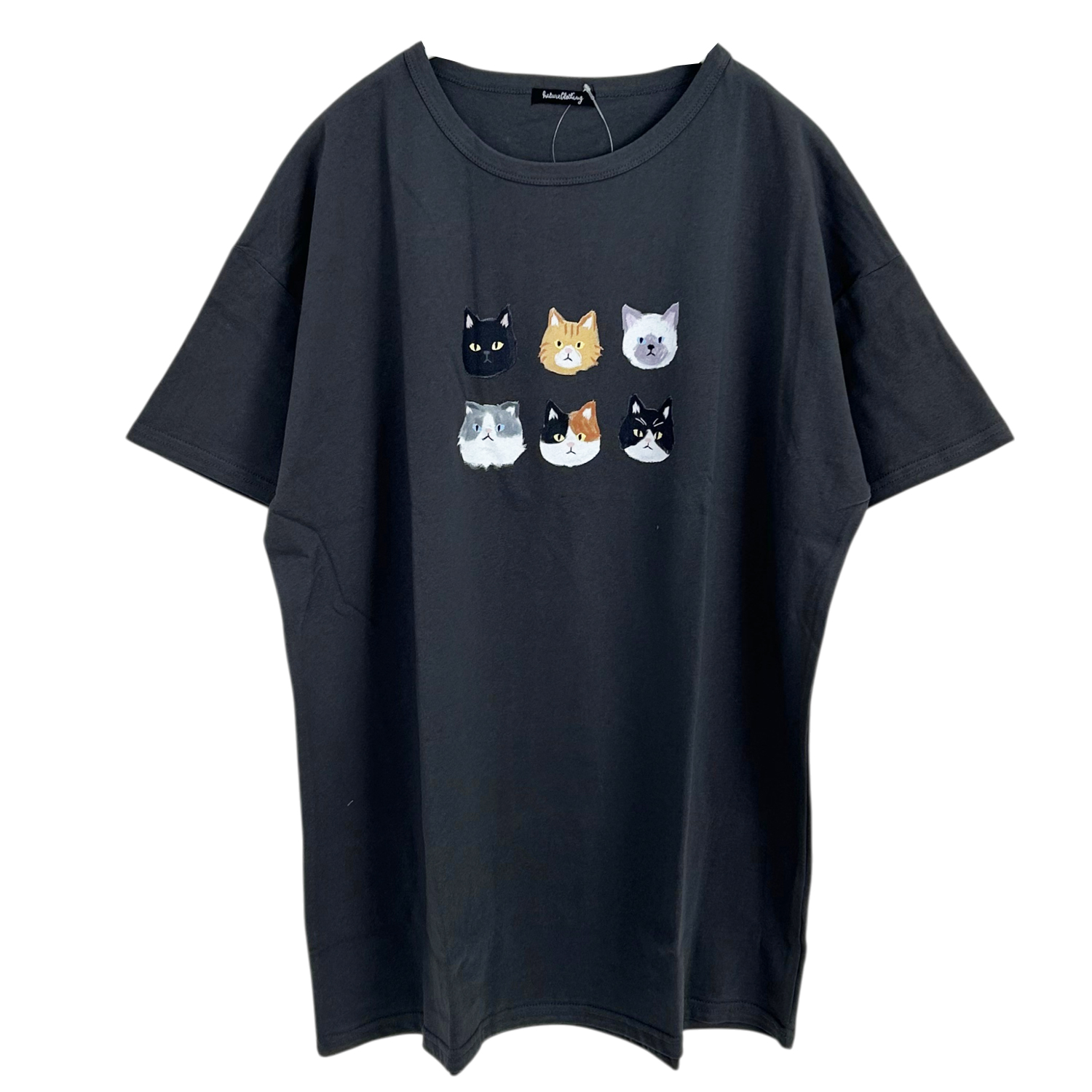 Tシャツ レディース アニマルプリント ビッグT 綿100％ 半袖 オーバー 