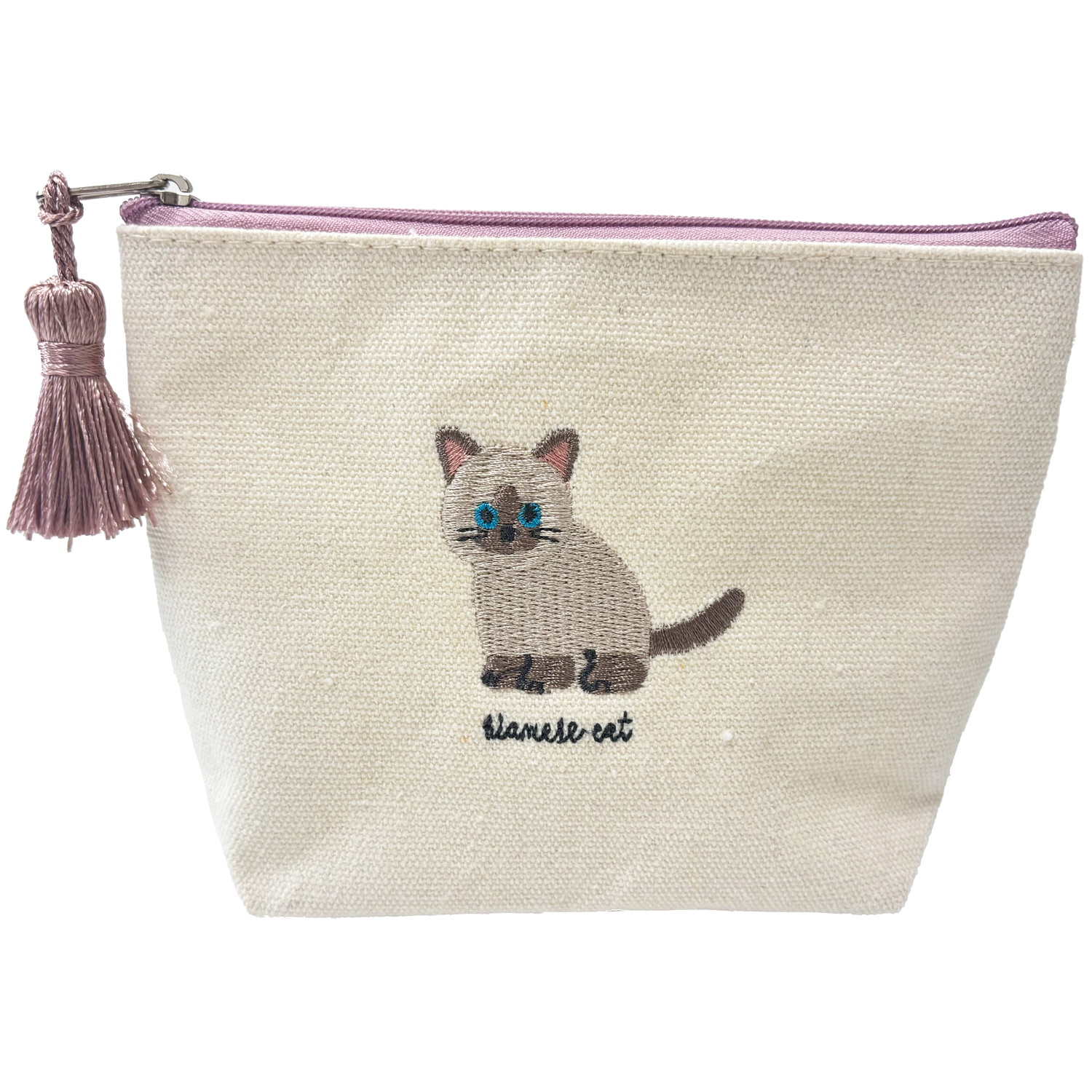 シー様オーダー　刺繍　ハンドメイド　巾着　パグ　犬　手刺繍　キナリ　巾着ポーチ ミニポーチ アニマル刺繍 キャンバス 小物入れ レディース 猫 犬 パグ