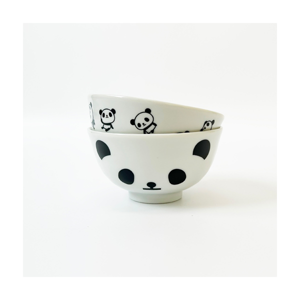 パンダ 茶碗 ご飯茶碗 かわいい 動物柄 日本製 磁器 食洗機 電子レンジ