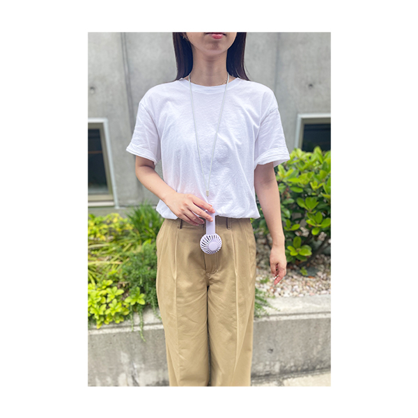 ハンディファン 首かけ ミニサイズ ミニ 扇風...の詳細画像2