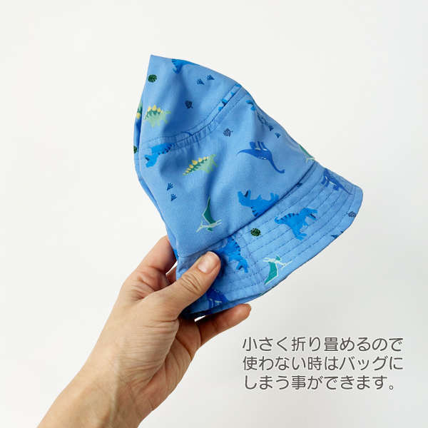 キッズ ハット たれ付き帽子 夏用 50cm ...の詳細画像5