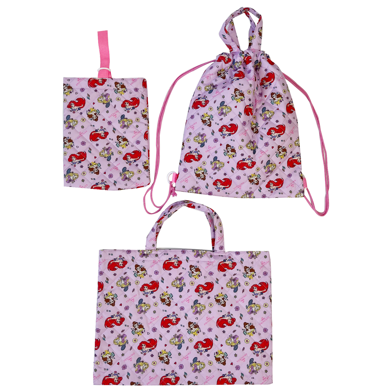 入園グッズ セット 入園セット 3点 ディズニー レッスンバッグ トイ