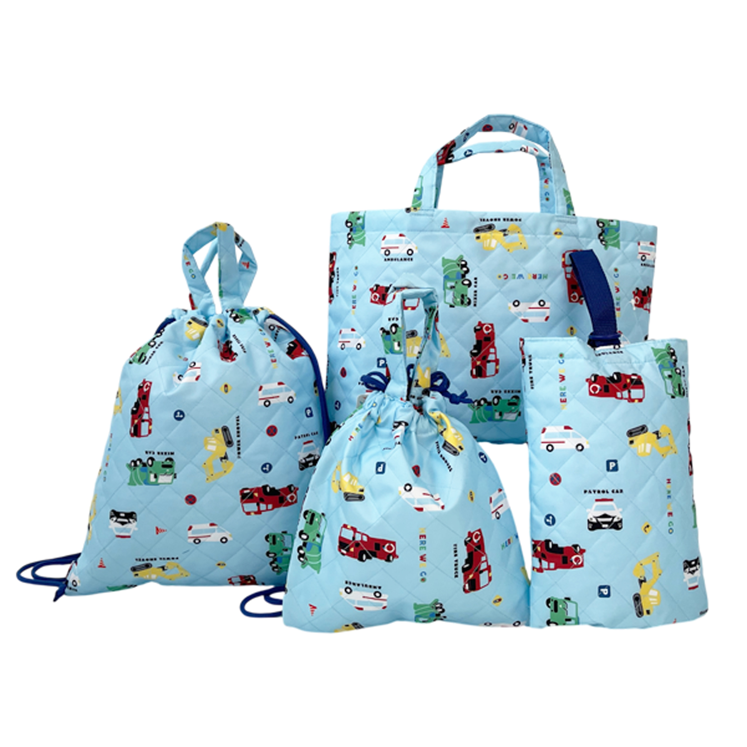 入園グッズ セット 入園セット 4点 キルティング レッスンバッグ