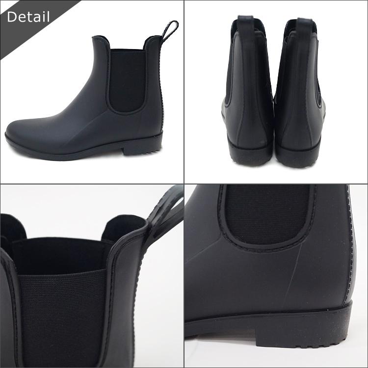 レインシューズ ブーツ レディース サイドゴア ショート丈 長靴 雨靴
