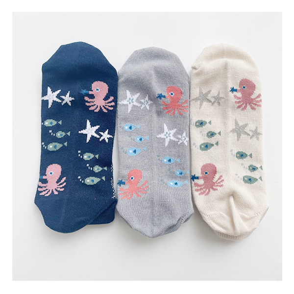 ぐるんぐるんさま専用　わけぷか　青　まとめ買い　中古品　10個 靴下 レディース くるぶし 夏用 セット 3足組 おしゃれ メッシュ
