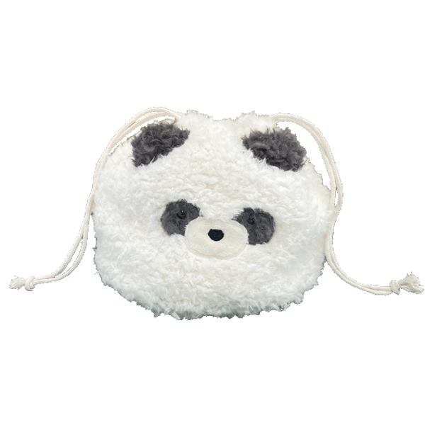 巾着袋 ポーチ バッグ パンダ カワウソ ネコ プードル 犬 グッズ 小物