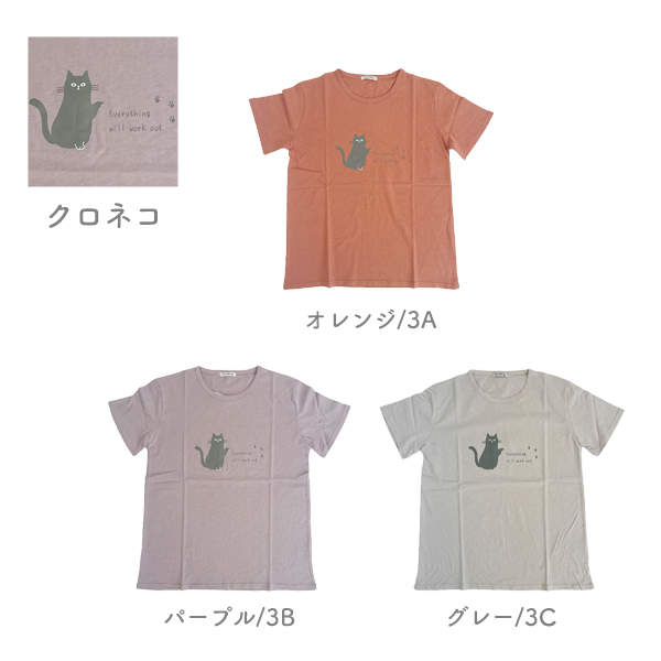 tシャツ レディース 半袖 おしゃれ 大人かわいい トップス 猫 シマエナガ パンダ クマ 虎 アニマル 薄手 カットソー 春夏 カジュアル M-L ゆうパケット3点まで可｜stream-twin｜30