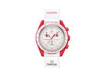 正規　美品OMEGA✖️swatch MISSION ON EARTH LAVA OMEGA（オメガ） Swatch Bioceramic Moonswatch Mission On Earth Lava