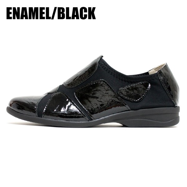 ショップチャンネル 牛革インヒールスニーカ 23.0㎝黒012（SC