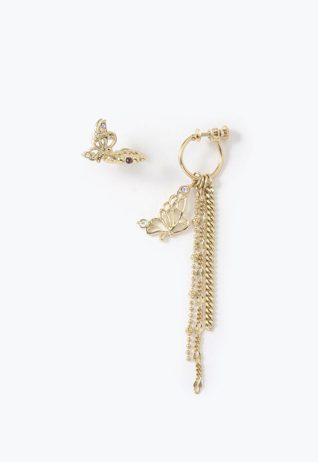ファッショ ANNA SUI アナスイ ANNA SUI 蝶モチーフ イヤリング・イヤーカフ セット ストライプデパートメントPayPayモール店 - 通販 - PayPayモール ぶりなデザ