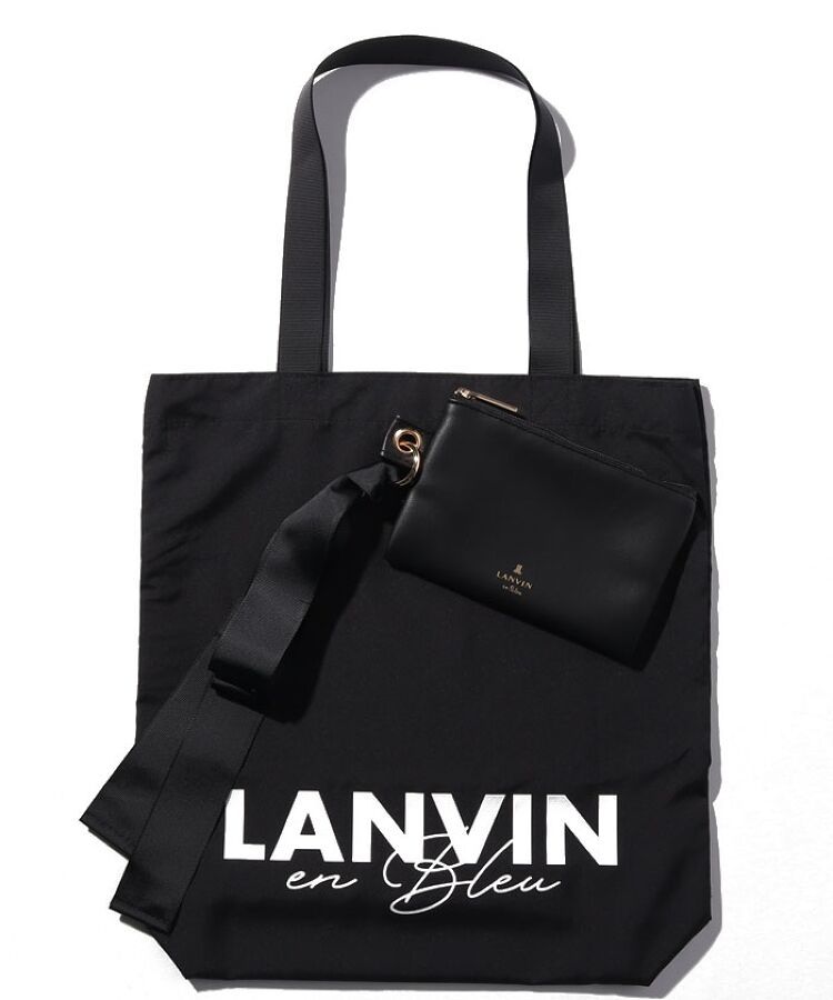 最安値限定SALE LANVIN en Bleu(Wear) / ロゴエコバッグ(M) ストライプデパートメントPayPayモール店 - 通販 - PayPayモール 期間限定特価