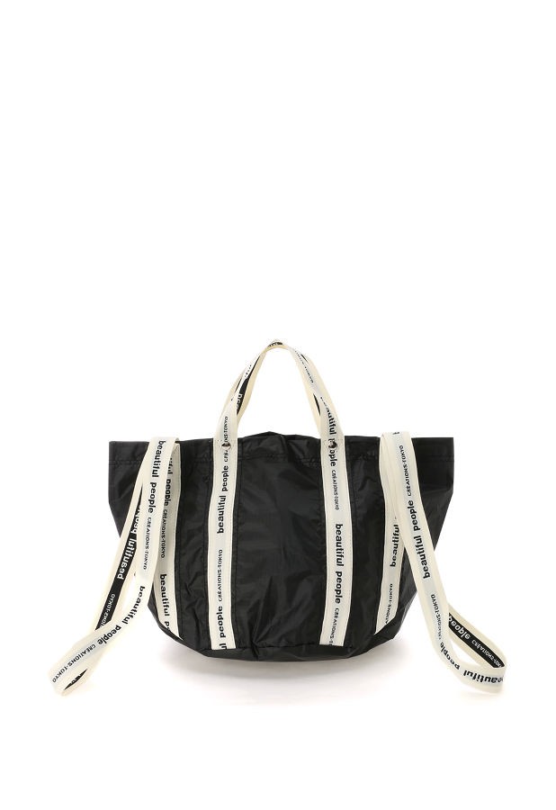 にはホック beautiful people セイルクロスロゴテープシフトバッグS/sail cloth logo tape shift bag S ストライプデパートメントPayPayモール店 - 通販 - PayPayモール べるはずだ