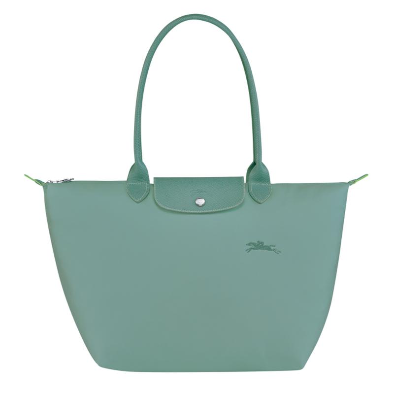 ロンシャン レディース ハンドバッグ 鞄 LONGCHAMP ル プリアージュ グリーン トートバッグ Lサイズ マザーズバッグママバッグ A4対応  マチあり 1899919