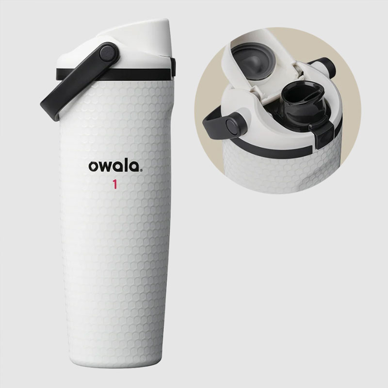 Owala オワラ FreeSip Sway Golf 30oz 890ml 保温保冷 真空断熱 ステンレスボトル ゴルフ 水筒 ブラック ホワイト 通勤 通学 ジム ヨガ 旅行 アウトドア | owala | 01